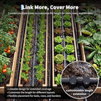 Garvee Flat Soaker Hose 100FT (2 * 50FT), Linkable Garden Irrigation Hose - Image 6