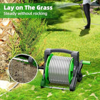 SPECILITE Portable Garden Hose Reel with 75ft Heavy Duty 304 Stainless Steel Water Pipe, Wall Mount Lightweight Winder Combo with Nozzle for Outside, Yard, Patio - Image 4