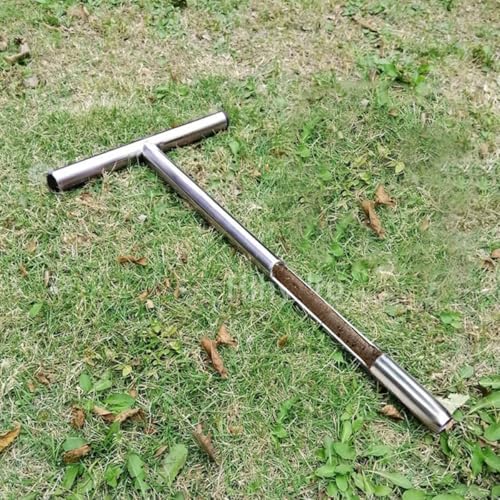 Heavy-duty Stainless Steel T-handle Soil Sampler Probe for Lawn Care - Image 7