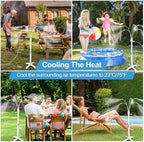 POCKET PANDA Misters for Outside Patio, Standing Misting Cooling System - Image 2