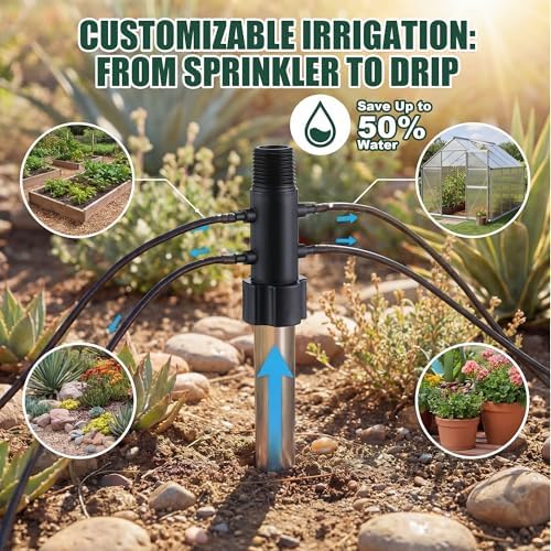 10 Pack 9 Port Drip Irrigation Manifold with Filter - Image 3