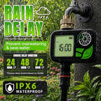 Sprinkler Timer for Garden Hose, Water Timer with Rain Delay, IP55 Weatherproof, Fits Standard 3/4" NH Hose Faucet - Image 5