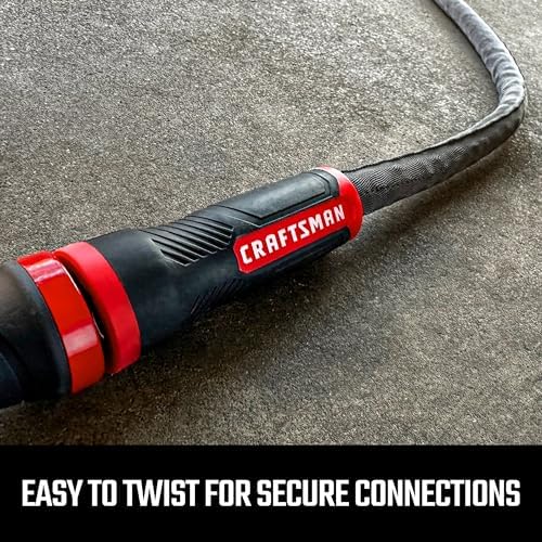 CRAFTSMAN ExoShield Heavy-Duty Fabric Hose - Industrial-Grade Lightweight Garden Hose, 50 Feet x 5/8 Inch - Image 4