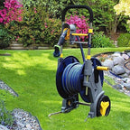 Garden Hose Holder Hose cart with up to 50m/164Feet Capacity for 1/2inch Hose, Particularly Stable, with a Comfortable Hose Guide in a Robust Frame Hose Reel Cart - Image 3