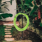 Freestanding Garden Hose Holder Stand, Iron Rack for Outdoor Use - Image 4