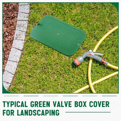 Wonderjune 2 Pcs 113c Series 12 x 17 Inch Irrigation Valve Box Cover Sprinkler Valve Covers for Outside - Image 3
