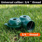 6 Pcs Twin Spot Stationary Sprinkler, Metal Dual Circle Sprinkler Head - Image 4