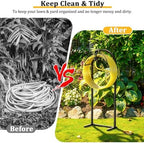 Garden Hose Holder Stand with Pattern Heavy Duty Freestanding Holds - Image 6