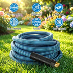 Garden Hose 75 ft, Non-Expanding Lightweight Kink-Free Flexible Water Hose - Image 2