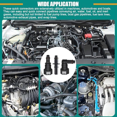 Fuel Line Quick Connect Fittings, 30pcs Fuel Line Repair Kit, 13 Size - Image 6