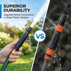 Sakerplus Hose Nozzle Pressure Washer Hose Attachment Pressure Washer Nozzle, Heavy Duty Adjustable Twist Jet Sweeper Nozzle, Adjustable Metal Garden Hose Nozzle for Driveway, Car, Yard (2) - Image 7