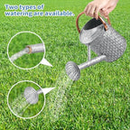 1 Gallon Metal Watering Can for Outdoor Indoor Plants, Galvanized Watering Can with Removable Spray Spout, Ideal for Garden Watering - Image 4