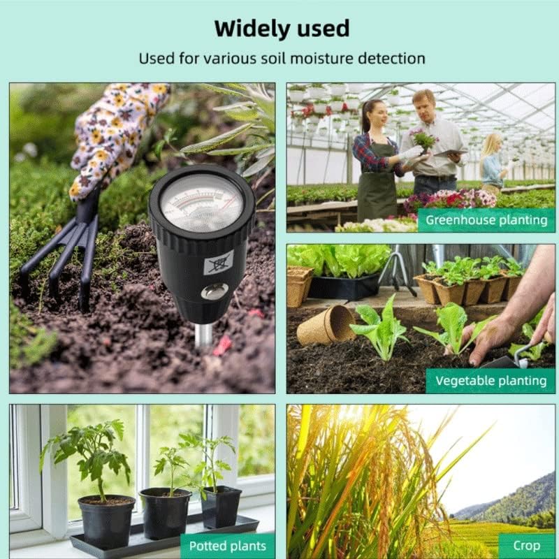 2 in 1 Soil Moistures PH Meter 3-8ph Humidity Analyzer Acidity Tester Metal Long Probe Detector for Plants Garden Measure Tool - Image 7
