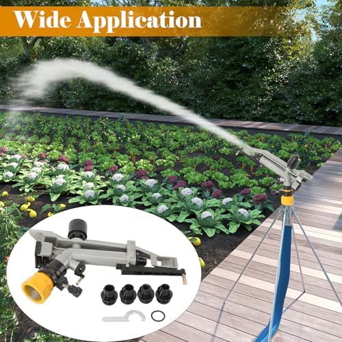 1.5" Agriculture Farm Irrigation Sprinkler Lawn Sprinkler 360° - Image 5
