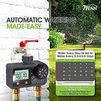 7Penn 2 Zone Water Timer - Programmable Outdoor Irrigation System - Black - Image 3