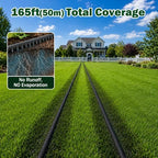 165 FT Drip Irrigation Hose, 1/2 Inch Porous Soaker Line for Garden Beds - Image 6