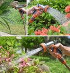 Garden Hose Nozzle, Heavy Duty Water Hose Nozzle with 9Adjustable Spray Patterns - Image 7