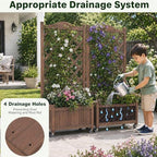 2 Pack Trellis Raised Garden Bed Trellis for Climbing Plants - Image 3
