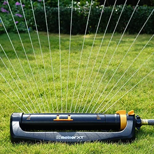 Melnor XT Oscillating Sprinkler, 4500 Sq Ft: Flow, Width & Range Adjust - Image 2