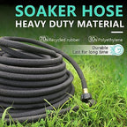 1/2’’ Soaker Hose for Garden 150 Ft, Heavy Duty Watering Hose 150-Foot with Kit, DIY Drip Irrigation Hoses System (150 feet) - Image 2
