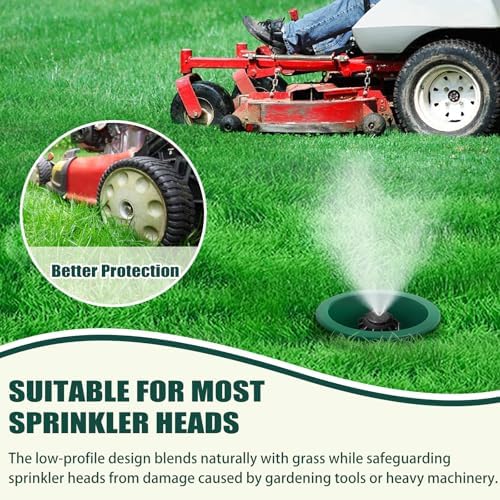10 Pack Lawn Sprinkler Head Protector, Guards Against Mowers & Cars - Image 3