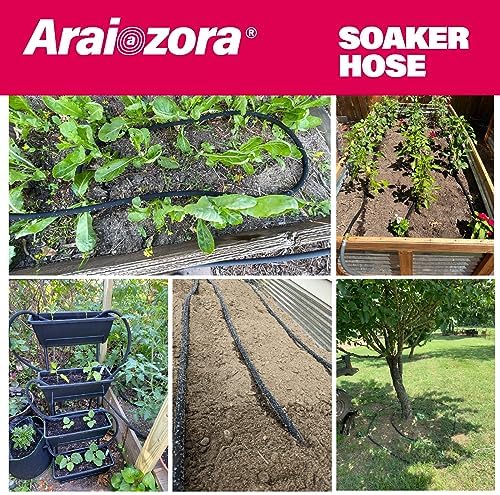Soaker Hose 25FT 5/8 Inch, Heavy Duty Leakproof Drip Irrigation Hose for Deep Watering Garden, Flower Beds & Landscaping - Image 4