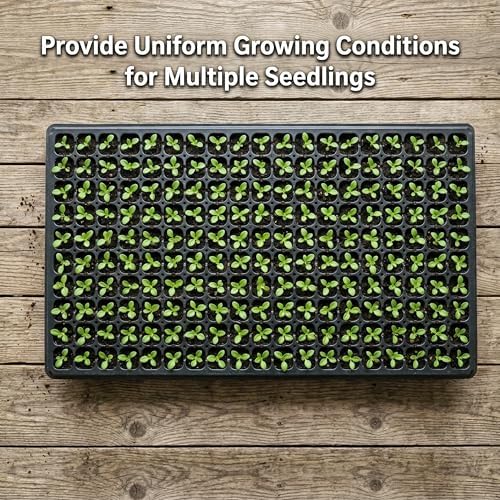 Gardzen 10 Pack 200 Cell Seed Starter Trays - Image 7