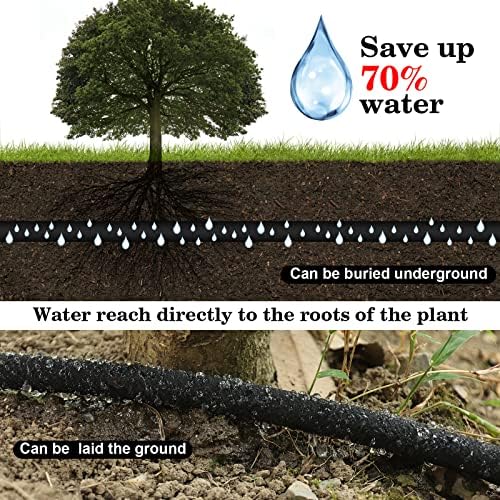 5/8 Inch 50 FT Soaker Hose for Garden, Lawn Irrigation - Image 2