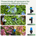 240FT Drip Irrigation System Kits, Quick-Connect Garden Watering System for Raised Bed, Potted Plants, Lawn, Greenhouse with 1/2 inch Hose 1/4 inch Tubing and Accessories - Image 5