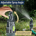 Impact Sprinklers for Yard, Garden, and Large Areas - Rotating Pulsating Lawn Sprinkler with Adjustable 360 Degree Rotating Head, 4 Spray Patterns, and Heavy Duty Metal Base by Kings County Tools - Image 4