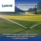 Underhill TurboTrim 11 Inch Blade for Golf Sprinkler Head Trim Tool, Grass Cutter, Lawn Trimmer, Irrigation System, TTRC-011, Black - Image 2