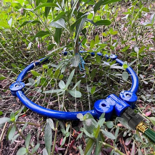 360° Tree Water System Tree Watering Ring Flower Sprinkler Garden Watering Circle Irrigation System for New Tree Outdoor Plants Raised Garden Beds Shrubs Plants, Flower Beds (4) - Image 2