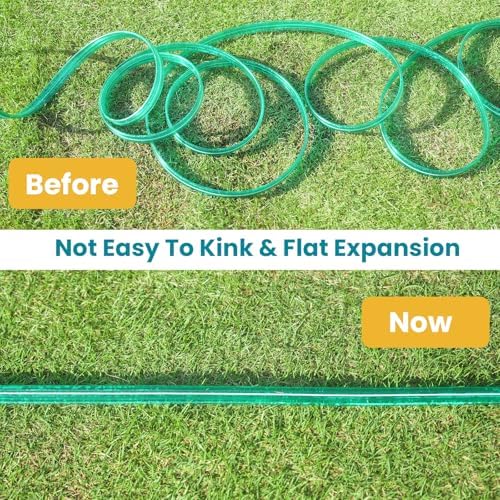 Sprinkler Soaker Hose 40 ft (20 ft 2 pack) for Garden, Watering Hose with Holes, High-Efficiency Sprinklers Drip for Lawn and Garden - Image 4