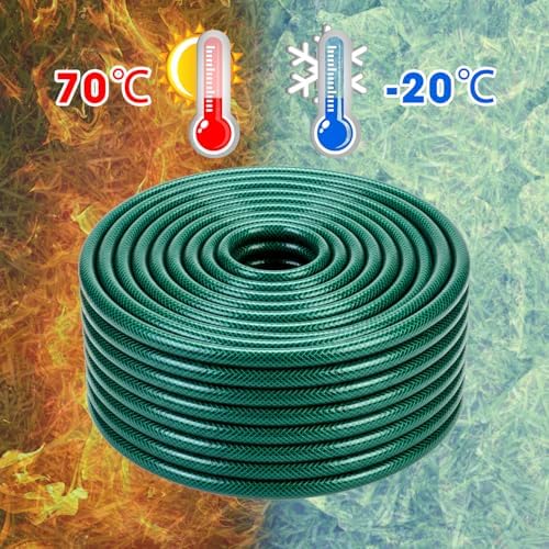 Garden Irrigation Tubing, 75ft 1/2" Tubing with 4 x 6-Way Connectors for 1/4" Hose, Flexible Distribution Drip System for Garden Greenhouse, Flower Beds, Patio, Lawn (75ft) - Image 4
