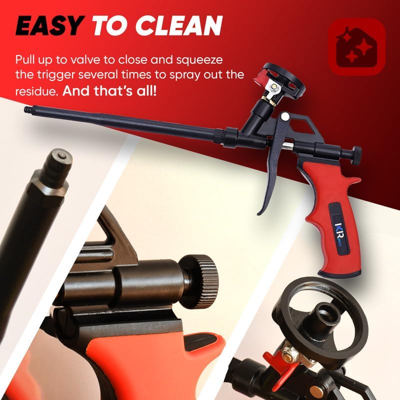 Expanding Spray Foam Gun, 40 Insulation Dispensing Guns + 360 Extenders - Image 2