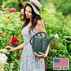 Novelty Classic Watering Plastic Can, Green, 2 Gallon (Pack of 3) - Image 3