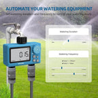 TiFFCOFiO Sprinkler Timer Outdoor, Digital Programmable for Garden Hose, Irrigrtion Timer with Rain Delay and Manual Mode (2 Outlets, 2 Packs) - Image 6