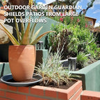 6 Pack 15 Inch Gray Plant Saucers, Heavy Duty PP Trays for Large Pots - Image 6