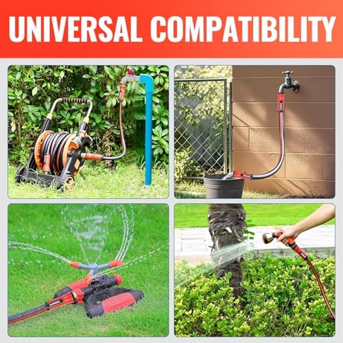 YAMATIC 15FT Flexible Garden Hose Female to Female 5/8in, Burst 300 PSI - Image 6