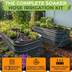 CARPATHEN 1/2" Soaker Hose Kit Mainline Tubing and Connectors, 50 feet - Image 2