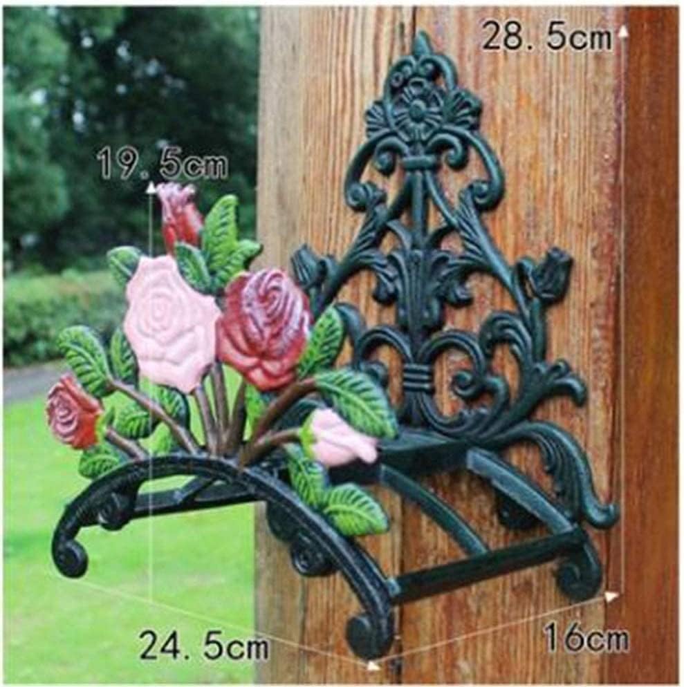 IOCCIOBB Garden Hose Holder Metal Durable Water Wall Mounted Hose Butler Heavy Duty Metal Water Pipe Holds Rack Wall Hose Hanger Reel - Image 3