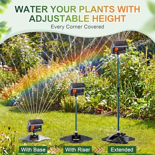 Oscillating Sprinkler with Aluminum Riser(Triangular) - Image 4