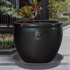 4 Pack of 18 19 inch Plant Saucer Round, Deep Plant Saucers for Pots, Heavy Duty Plastic Plant Drip Tray for Indoors Outdoor, Bird Bath Bowls, Plant Trays for Planter 17-20" (19 inch, Cement) - Image 5