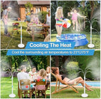Misters for Outside Patio, Standing Misting Cooling System - Image 2