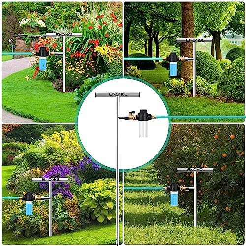 Stainless Steel Deep Root Tree Watering Tool,Root Feeder with Fertilizer Bottle Watering Wand Irrigation System Watering Stake,for Trees Bushes Shrubs Fruit Trees with Brass Valve T-Handle - Image 5