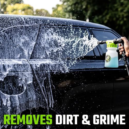 ExoForma Foam Sprayer - Creates Thick Suds, Connects to Any Garden Hose, Foam Cannon Provides Scratch Free Finish, Easy to Use Foam Gun for Car Washing & Detailing - Image 4
