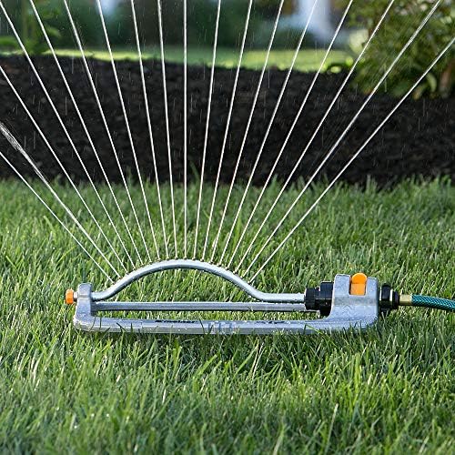 Melnor 65118-AMZ XT Metal Turbo Oscillating Sprinkler with QuickConnect Product Adapter Amazon Bundle, 4000 sq. ft. Coverage - Image 2