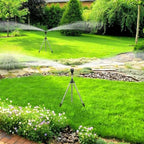 360 Rotating Garden Sprinkler On Adjustable Tripod Base 1Inch Hose Adapter Fit for Patios Greenhouses Flowerbed Watering ABS Garden Watering - Image 5