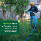 Aeromixer THE HOSE 1 Inch Garden Hose 100 Ft All-In-One Watering Kit - Image 2
