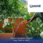 Underhill UltraMax Commercial Garden Water Hose 75 ft, Rubber, Flexible, Anti-Kink, 200 psi WP, 800 psi BP, H10-075R, 1 Inch x 75 ft NPSH, Red - Image 5